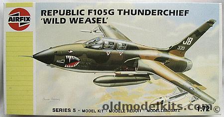 Airfix 1/72 Republic F-105G Thunderchief Wild Weasel, 5024 plastic model kit